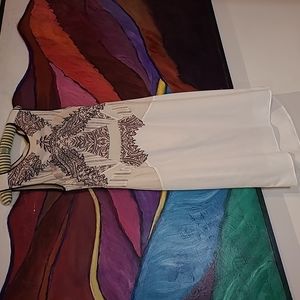 BCBG RUNWAY scarlet dress silk midi dress prestine